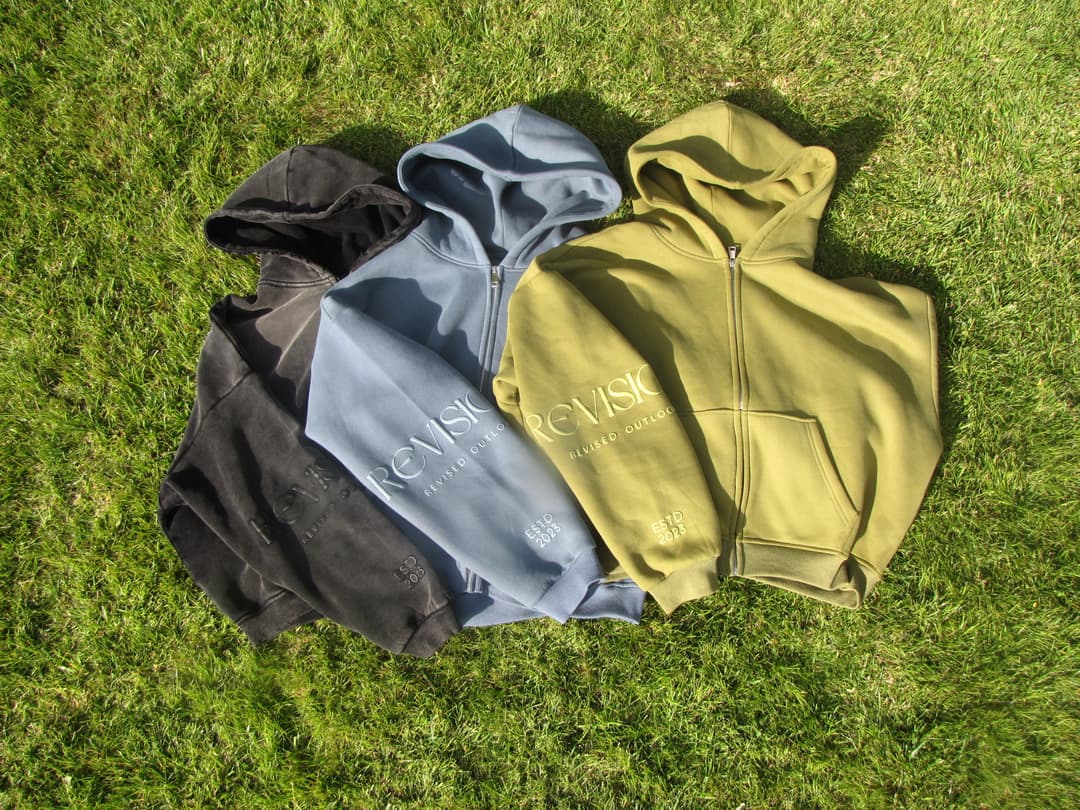 Cropped Zip Up Hoodie in multiple colors